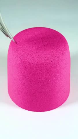 Anti stress asmr satisfying sand cutting video