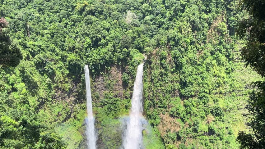 Tadfane Waterfall Form bottom of the Waterfall up to sky