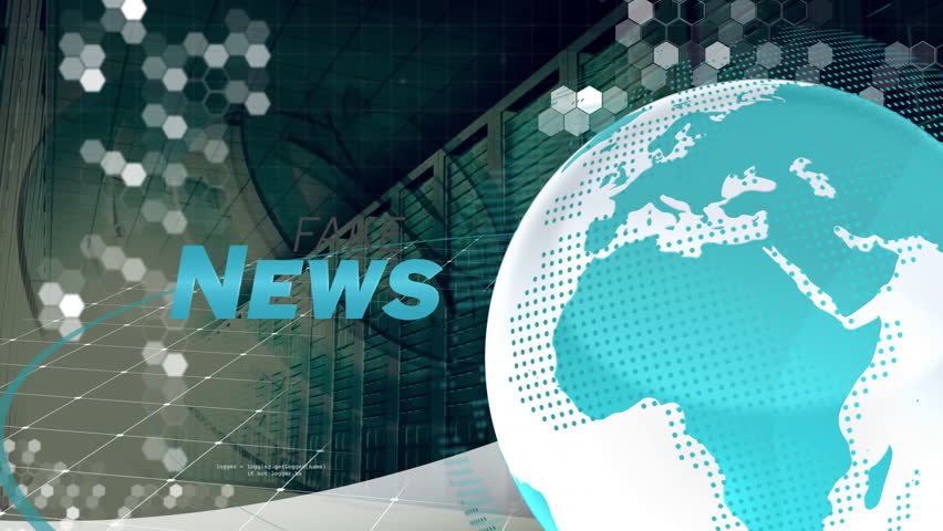 Animation of digital data processing, news text and globe over computer servers. Global connections, computing and data processing concept digitally generated video. - Powered by Shutterstock - Get 15% off with code: PIKWIZARD15