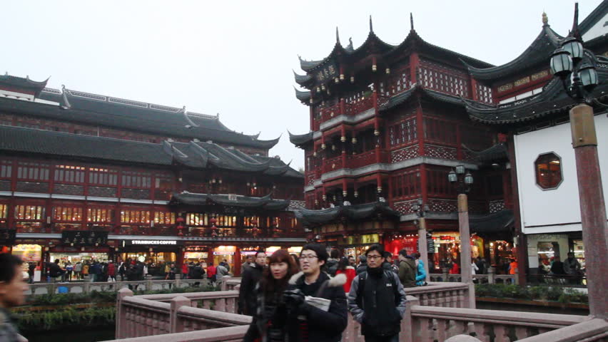 SHANGHAI - DECEMBER 21: City God Temple of Shanghai, The City God Temple located