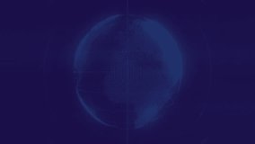 Animation of binary coding over globe. Global business, technology and digital interface concept digitally generated video. - Powered by Shutterstock - Get 15% off with code: PIKWIZARD15