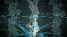 Animation of compass and money text over data processing. Travel, technology and digital interface concept digitally generated video. - Powered by Shutterstock - Get 15% off with code: PIKWIZARD15