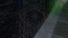 Animation of digital data processing and motivation text over computer servers. Global connections, computing and data processing concept digitally generated video. - Powered by Shutterstock - Get 15% off with code: PIKWIZARD15