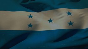 Animation of financial data processing over flag of honduras. Global business, finances, computing and digital interface concept digitally generated video. - Powered by Shutterstock - Get 15% off with code: PIKWIZARD15