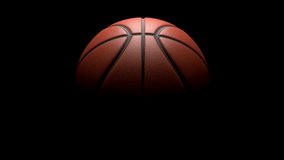 Rotating Basketball on black background with copy space, Seamless Loop video - Powered by Shutterstock - Get 15% off with code: PIKWIZARD15