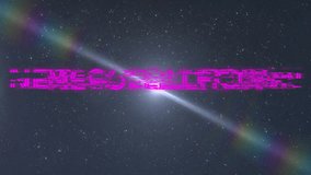 Animation of neon new collection text over glowing spots. Global social media, digital interface, communication, computing and data processing concept digitally generated video. - Powered by Shutterstock - Get 15% off with code: PIKWIZARD15