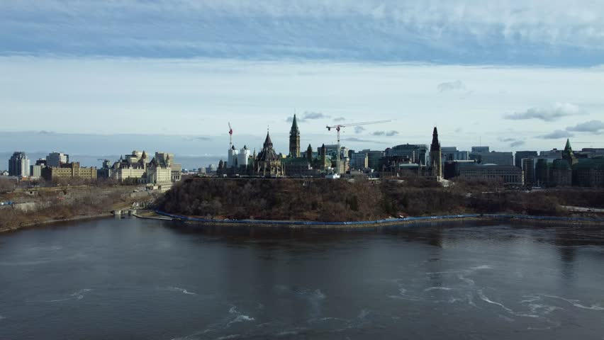 A breathtaking video of Ottawa, the capital of Canada, showcases its architecture, scenic parks, and key landmarks, including the Parliament buildings and the Ottawa River