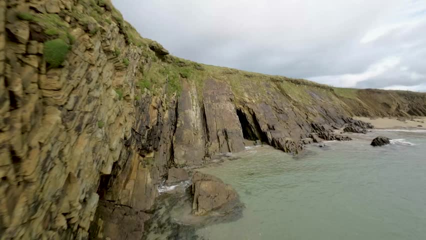 Rugged Cliffside Beach in County Kerry, Ireland