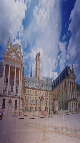 Time lapse Dijon. Dijon, the capital of Burgundy