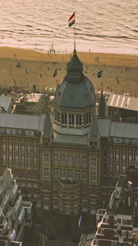Skyline of the Hague, towering over the city