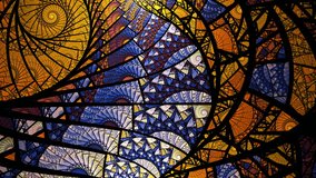 Abstract spiral fractal art background, like stained glass or the sun moving across the sky. - Powered by Shutterstock - Get 15% off with code: PIKWIZARD15