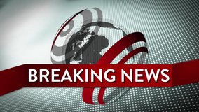 Animation of breaking news text and digital data processing over globe. Global media, connections, computing and data processing concept digitally generated video. - Powered by Shutterstock - Get 15% off with code: PIKWIZARD15