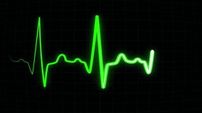 Heart beat frequency on the screen of electrocardiogram machine in close-up. EKG or ECG heart rate flatline - Powered by Shutterstock - Get 15% off with code: PIKWIZARD15