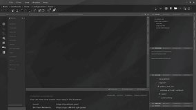 3D animation of JavaScript computer programming code being scrolled, used for databases maintenancing. 3D rendering of software used for compiling programming language code. 3D Illustration - Powered by Shutterstock - Get 15% off with code: PIKWIZARD15