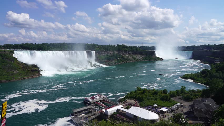 Niagara Falls Near Buffalo New York, America, USA.