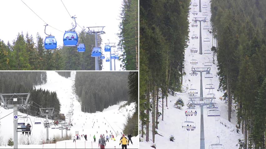 ski-lift ski resort, Bansko Bulgaria