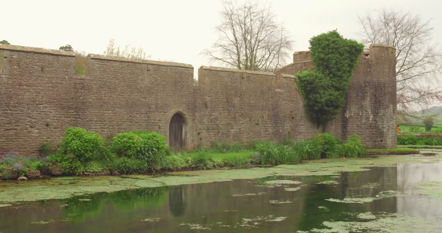Medieval stone wall of the Bishop