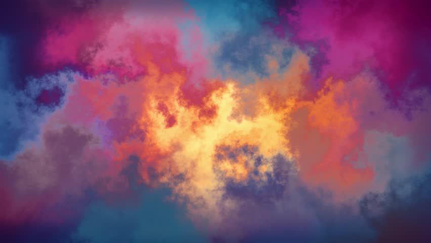 Colorful Smoke Gradient: Abstract Animation with Shades of Blue, Yellow, Pink, Gray, and Orange. Smooth Blurred Background Featuring Dreamy Cloud-Like Patterns and Vibrant Fluid Hues. 4K - Powered by Shutterstock - Get 15% off with code: PIKWIZARD15