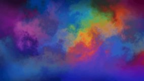 Enigmatic Gradient Clouds: Abstract Animation with Blue, Purple, Orange, Green, and Yellow Hues. Dynamic 4K Background Featuring Smooth Color Transitions and Trendy, Beautiful Designs - Powered by Shutterstock - Get 15% off with code: PIKWIZARD15