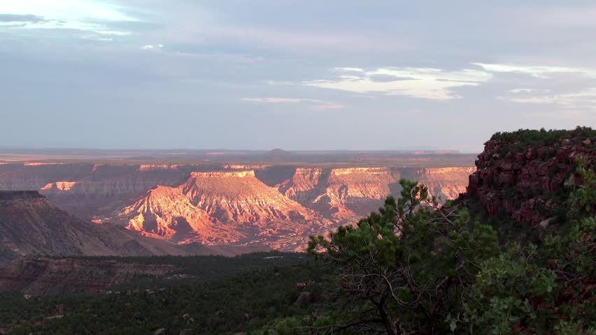 Sunset in Zion National Park, Utah, USA