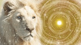 Golden Lion's Gate Meditation Visualization, Video, Visualizer - Powered by Shutterstock - Get 15% off with code: PIKWIZARD15