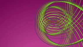 wonderful video animation with moving stripe object, loop HD 1080p
