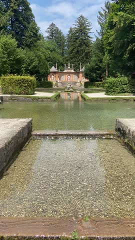 The Hellbrunner Park in Salzburg, Austria 