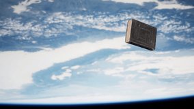An Ancient Tome Floating Above the Earth: A Mysterious Journey Through Space - Powered by Shutterstock - Get 15% off with code: PIKWIZARD15