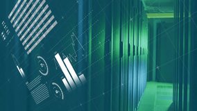 Animation of financial data processing over computer servers. Global connections, computing and data processing concept digitally generated video. - Powered by Shutterstock - Get 15% off with code: PIKWIZARD15