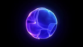 Luminous Energy Sphere: Pulsating orb of vibrant blue and purple light against a dark background. Magic Glowing Sphere. Colored Electric Plasma. Abstract visualization of cosmic energy or AI concept - Powered by Shutterstock - Get 15% off with code: PIKWIZARD15