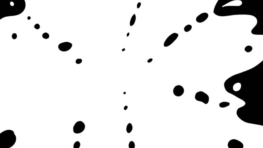 White fluid transitions loop animation
