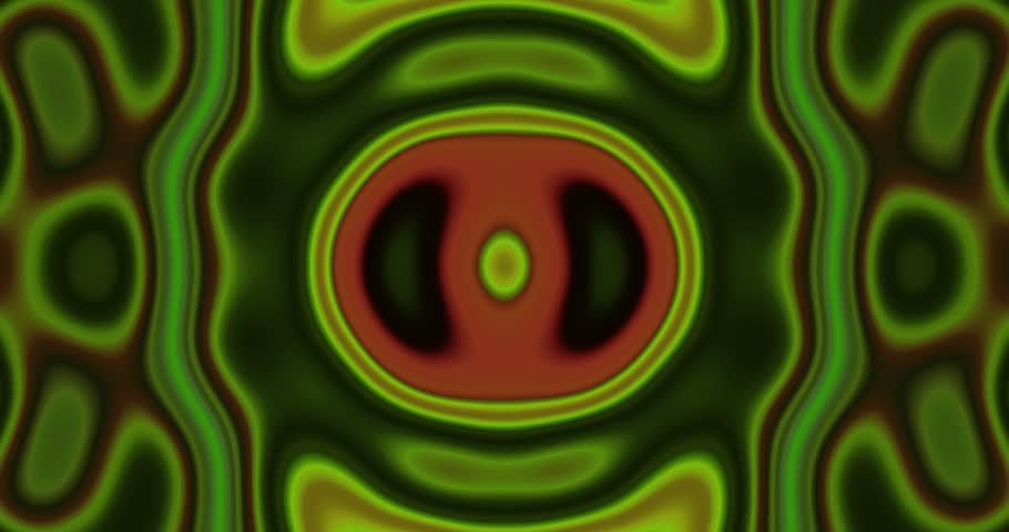 An abstract animated illustration loop of psychedelic color and lights effects, psychedelic trips background