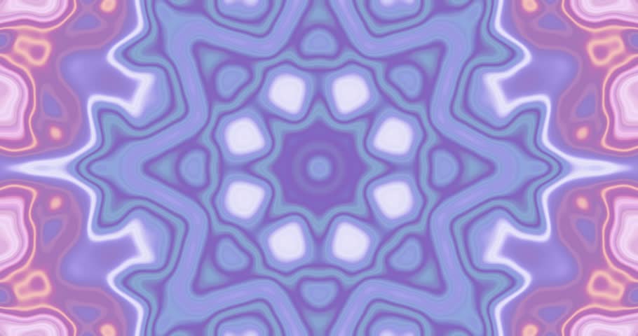 An abstract animated illustration loop of psychedelic color and lights effects, psychedelic trips background