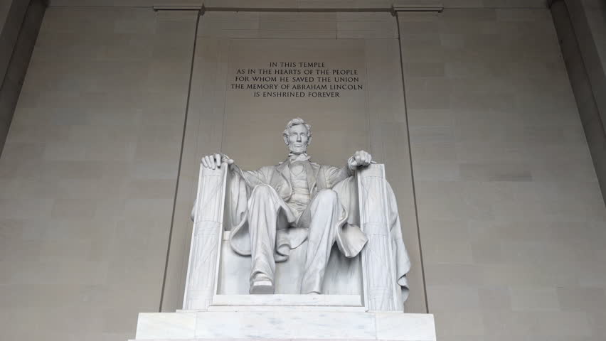 The Lincoln Memorial statue, with inscription in the background. The Lincoln Memorial, in Washington, is a U.S. national memorial that honors the 16th president of the United States, Abraham Lincoln.