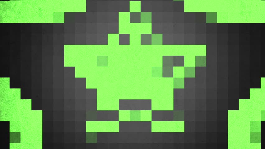 A pixel art of a green spaceship against a black backdrop, showcasing retro-inspired design and nostalgia for classic video games - Powered by Shutterstock - Get 15% off with code: PIKWIZARD15