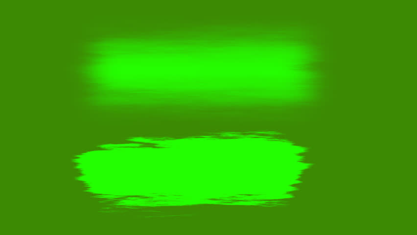 Brush Stroke fluid watercolor Splashes Abstract overlay green screen animation. Ink Paint Brush Strokes Video Elements Transition wiping from left to right.