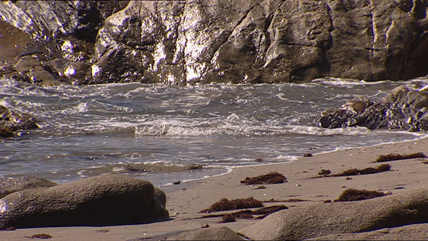 View of rocky coastline