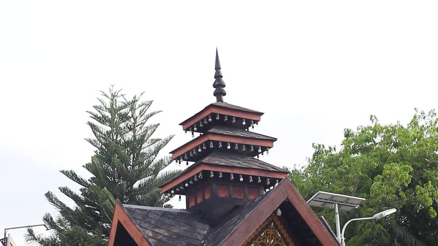 Cakra Donya Bell (Lonceng Cakra Donya) in Banda Aceh, Sumatera, Indonesia.