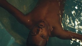 Para-runner in an Ice-bath before race relaxing - Powered by Shutterstock - Get 15% off with code: PIKWIZARD15