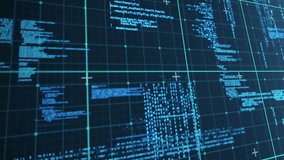 Animation of clock and data processing over grids. Global connections, computing and data processing concept digitally generated video. - Powered by Shutterstock - Get 15% off with code: PIKWIZARD15