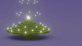Horizontal 3D Animated Christmas Tree with Glowing Stars - Powered by Shutterstock - Get 15% off with code: PIKWIZARD15
