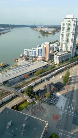New Westminster, British Columbia drone footage