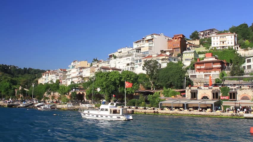 Cengelkoy from the Bosphorus Cruise Tour in Istanbul, Turkey
