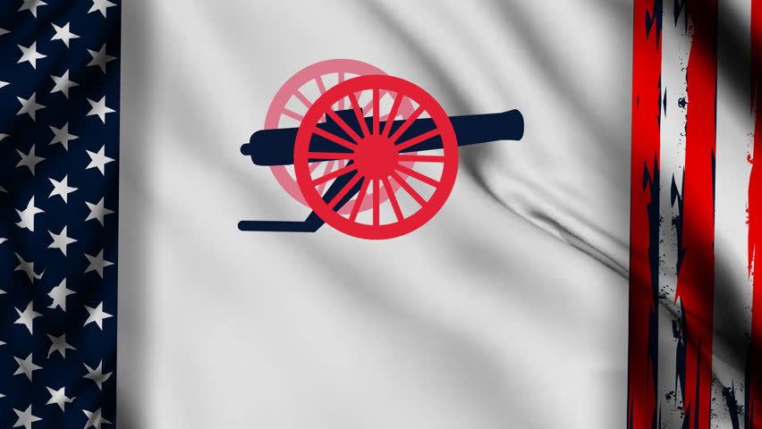  Animated Battle of New Orleans , creative for social media post, banner .