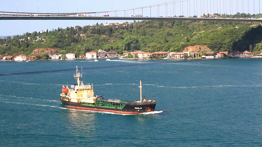 ISTANBUL - JULY 5: Oil Products Tanker, BORISLAV (IMO: 8711954, Ukraine) sails