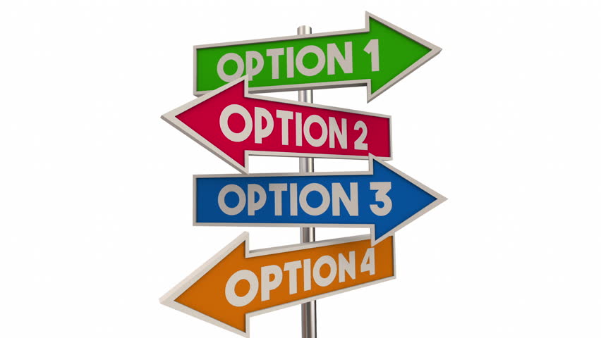 Options Arrow Signs Choose Best Way Path Pointing Direction Help You Decide 3d Animation