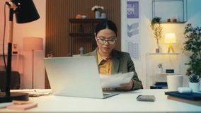 Concentrated middle-aged woman manager working in office, time lapse video - Powered by Shutterstock - Get 15% off with code: PIKWIZARD15