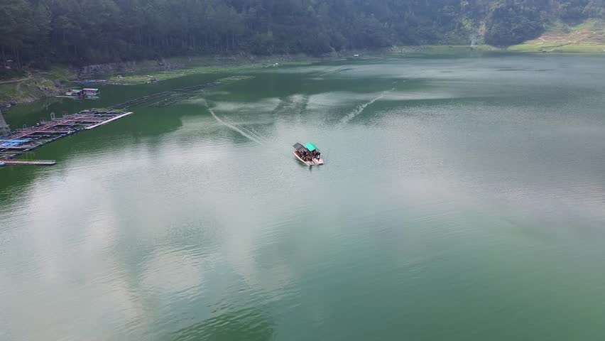 the splendor of Lake Menjer in Wonosobo
