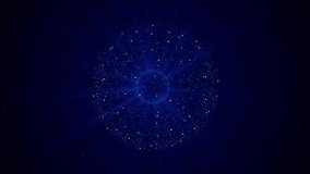 Wavy Particle Surface Background. Abstract Technology Science Cyber Space. concept digital, technology, computer, science. Big data cybersecurity Data stream. Global database artificial intelligence. - Powered by Shutterstock - Get 15% off with code: PIKWIZARD15