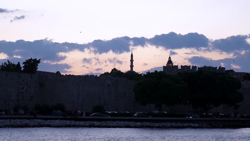 A marvellous view from the seafront, reflecting the cultural structure of the city